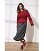JDY JDYZOEY Life L/S On Dropsh Pull - Maroon Banner SALSA
