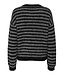 JDY JDYZOEY Life L/S On Dropsh Pull - Black DARK GREY MELANGE