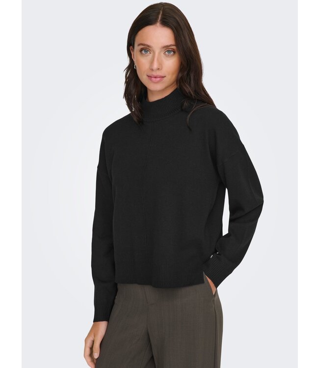 JDY JDYAMORE Life L/S HN Pullover - Black