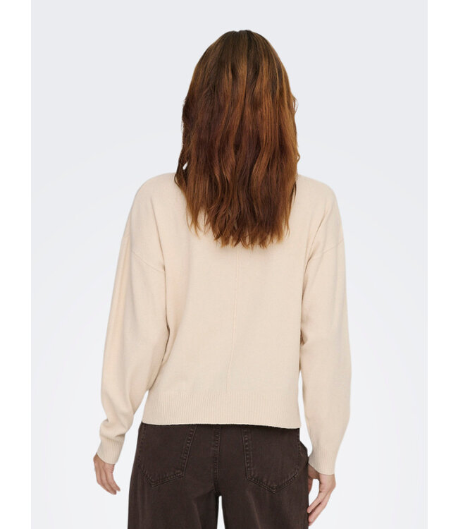 JDY JDYAMORE Life L/S HN Pullover - Salsa Melange