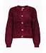 JDY JDYEIRA Life L/S O-Neck Cardigan - Cabernet