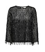 JDY JDYFLEUR L/S O-Neck Top - Black