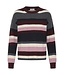 b.young BYONEMA O-Neck Pullover - Port Royale Melange Striped
