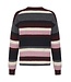 b.young BYONEMA O-Neck Pullover - Port Royale Melange Striped