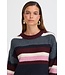 b.young BYONEMA O-Neck Pullover - Port Royale Melange Striped