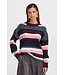 b.young BYONEMA O-Neck Pullover - Port Royale Melange Striped