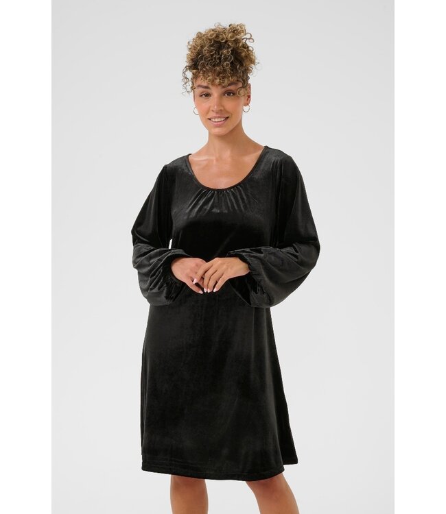 CREAM CRFrosty LS Dress - Pitch Black
