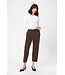 KAFFE KAsakura HW Cropped Pants - Black Coffee