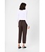 KAFFE KAsakura HW Cropped Pants - Black Coffee