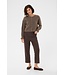 KAFFE KAsakura HW Cropped Pants - Black Coffee