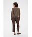 KAFFE KAsakura HW Cropped Pants - Black Coffee
