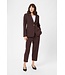 KAFFE KAsakura HW Cropped Pants - Black Coffee