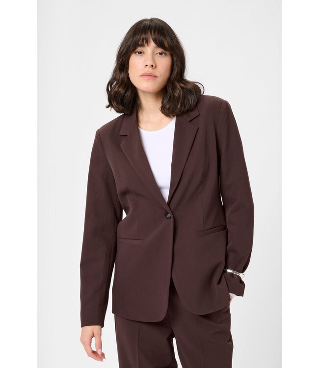 KAFFE KAsakura Blazer - Black Coffee