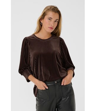 KAFFE KAcaca Blouse - Black Coffee