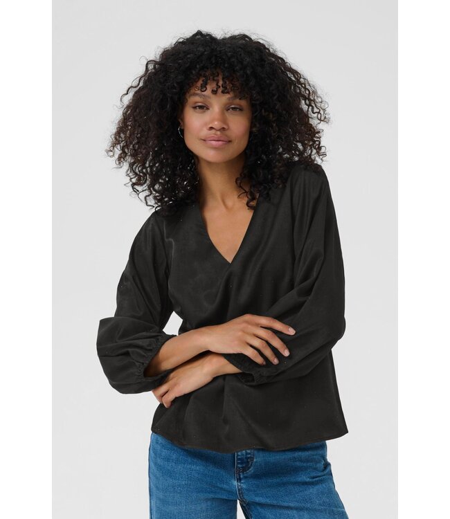 KAFFE KAida Blouse - Black Deep
