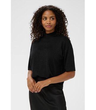 KAFFE KAregina Turtleneck Pullover - Black