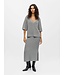 Object OBJKORA Knit S/S RE Pullover - Silver Lurex