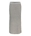 Object OBJKORA Knit MW RE Skirt - Silver Lurex