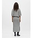 Object OBJKORA Knit MW RE Skirt - Silver Lurex