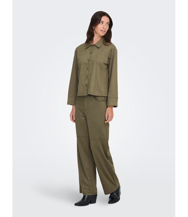 JDY JDYAZZY Pants - Dark Olive