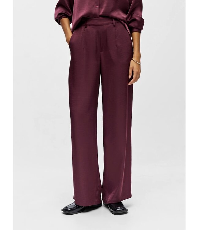 Object OBJCHILLI MW Lisa Pant - Mauve Wine