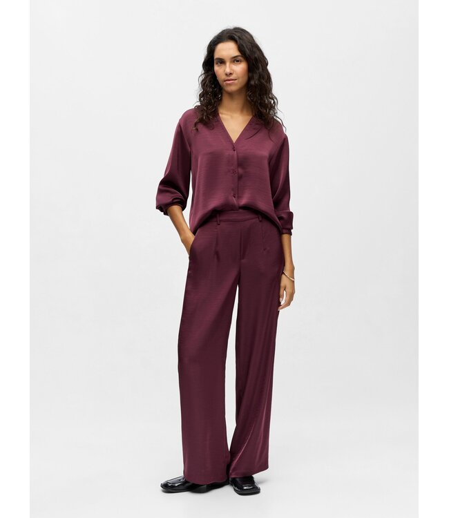 Object OBJCHILLI MW Lisa Pant - Mauve Wine