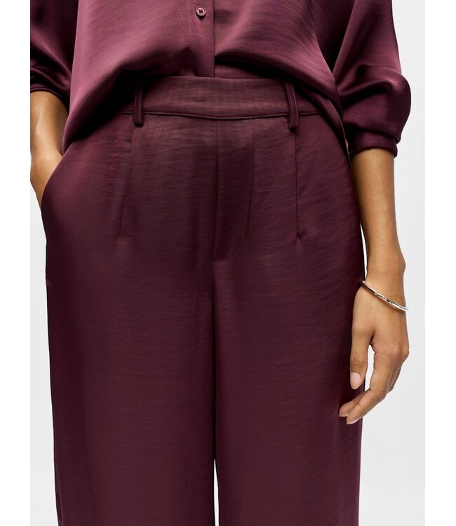 Object OBJCHILLI MW Lisa Pant - Mauve Wine