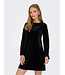 JDY JDYVICTORY L/S Velvet Bow Dress - Black detail: Bow