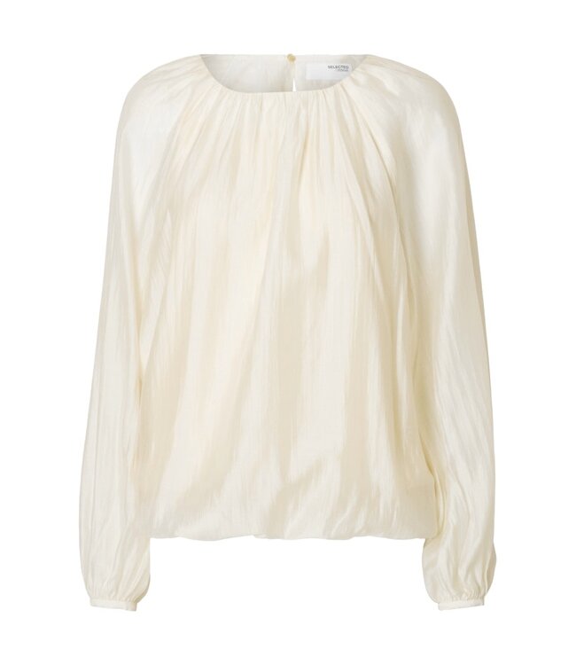 Selected Femme SLFIRIS LS Top - Angora