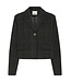 ICHI IHKATE Woolley Blazer - Black/Green Check