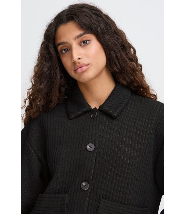 ICHI IHKATE Quilted JA3 - Black