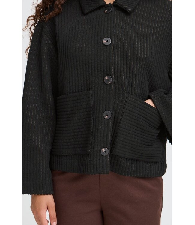 ICHI IHKATE Quilted JA3 - Black