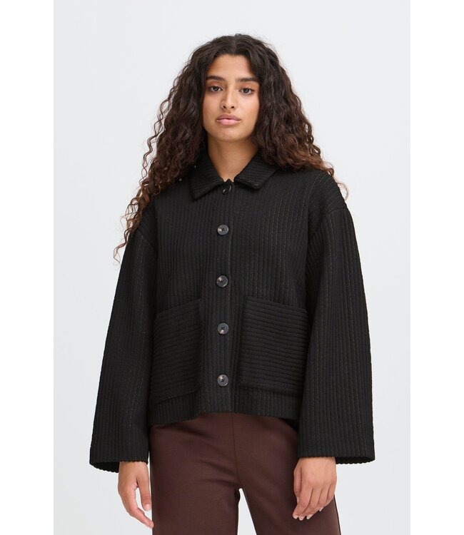 ICHI IHKATE Quilted JA3 - Black