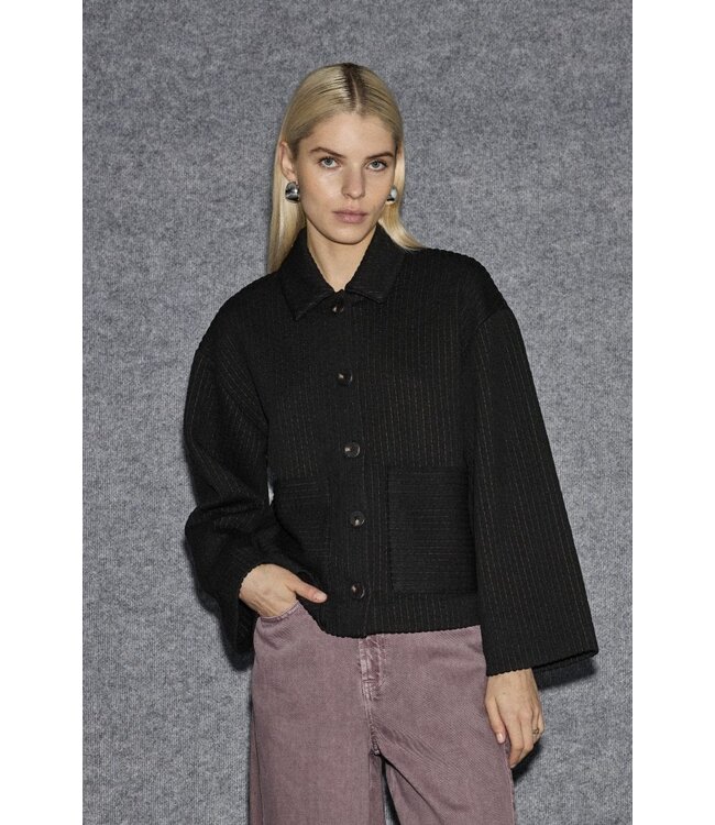 ICHI IHKATE Quilted JA3 - Black