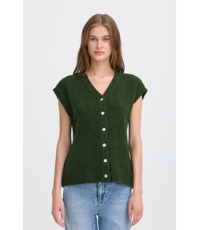ICHI IHBELABLUE WA - Rifle Green Melange