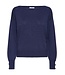 b.young BYMOBBE Boatneck Jumper - Evening Blue