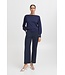 b.young BYMOBBE Boatneck Jumper - Evening Blue