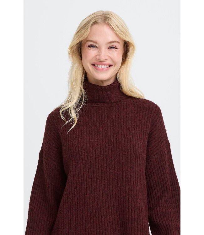 b.young BYONEMA Rollneck - Port Royale Melange