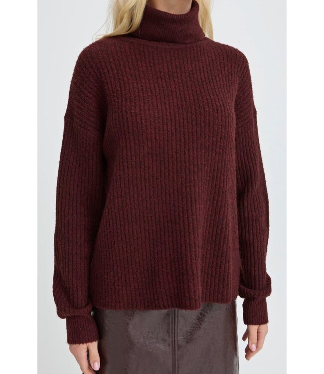 b.young BYONEMA Rollneck - Port Royale Melange