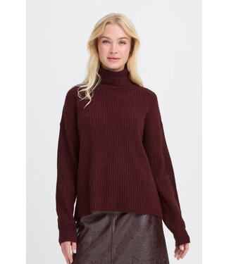 b.young BYONEMA Rollneck - Port Royale Melange