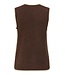 JDY JDYELANORA S/L VN Lurex Contrast Vest - Cherry Mahogany W. CD LUREX