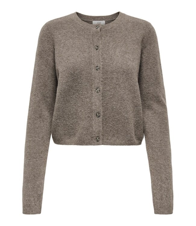 JDY JDYCHLOE L/S Cardigan - Fossil Melange