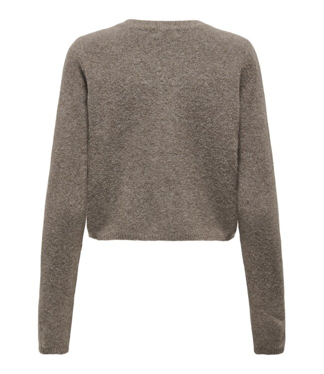 JDY JDYCHLOE L/S Cardigan - Fossil Melange