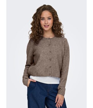 JDY JDYCHLOE L/S Cardigan - Fossil Melange