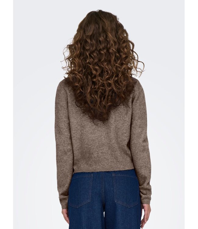 JDY JDYCHLOE L/S Cardigan - Fossil Melange