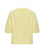 JDY JDYLINEA S/S Knit O-Neck Pullover - Pastel Yellow
