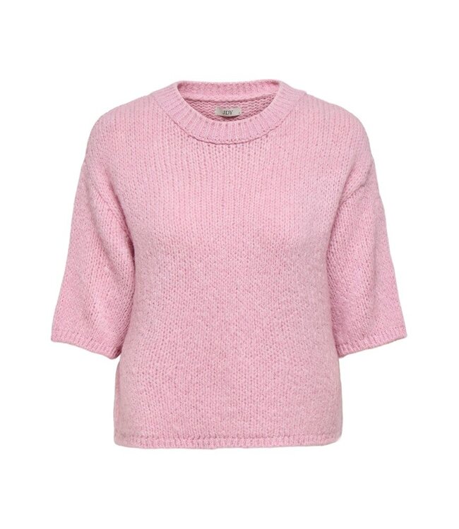 JDY JDYLINEA S/S Knit O-Neck Pullover - Fragrant Lilac