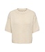 JDY JDYLINEA S/S Knit O-Neck Pullover - Birch