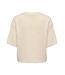 JDY JDYLINEA S/S Knit O-Neck Pullover - Birch