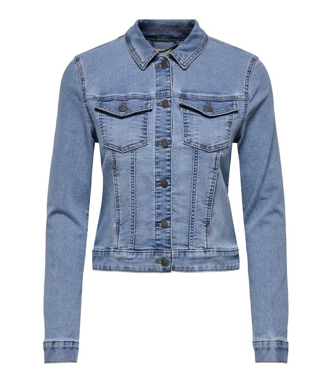 JDY JDYMOON L/S Denim Jacket - Medium Blue Denim